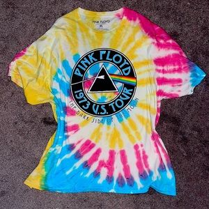XL Tie Dye Pink Floyd T shirt